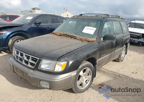 2000 Subaru Forester S from USA, damaged, VIN JF1SF6551YH720246